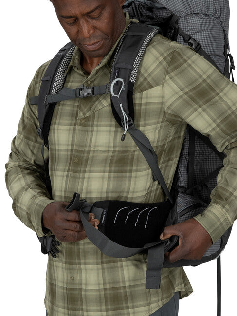 OSPREY AETHER PRO 75 туристическа раница, сребрист подплата