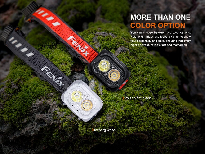 Fenix HL18R-T V2.0 зареждаема фенер за глава, черна