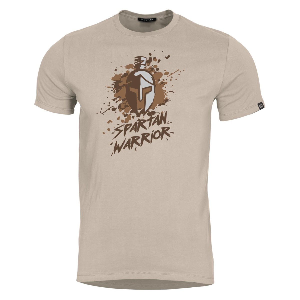 Pentagon Spartan Warrior тениска, каки