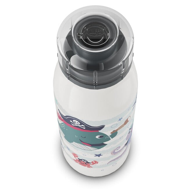 alfi isoBottle Kids бутилка за пиене за деца от неръждаема стомана, пират, 0,35 L