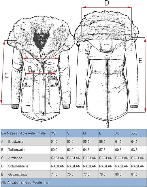 Navahoo SWEETY Women's Winter Jacket with Hood