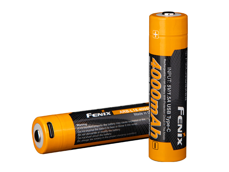 Fenix 18650 акумулаторна USB-C батерия 4000 mAh (Li-Ion)
