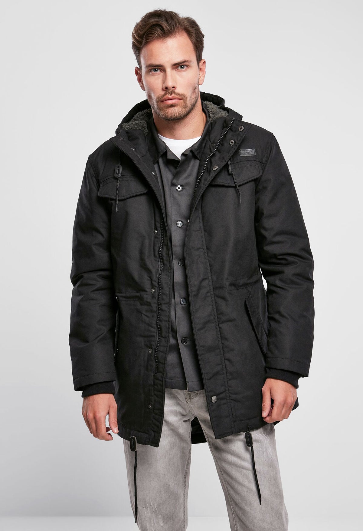 Brandit Marsh Lake Teddyparka, čierna