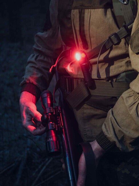 ArmyTek Wizard C2 WR фенер за глава LED с магнитен държач захранване от акумулатор 1100 lm 3 h 65 g, бяло & червено