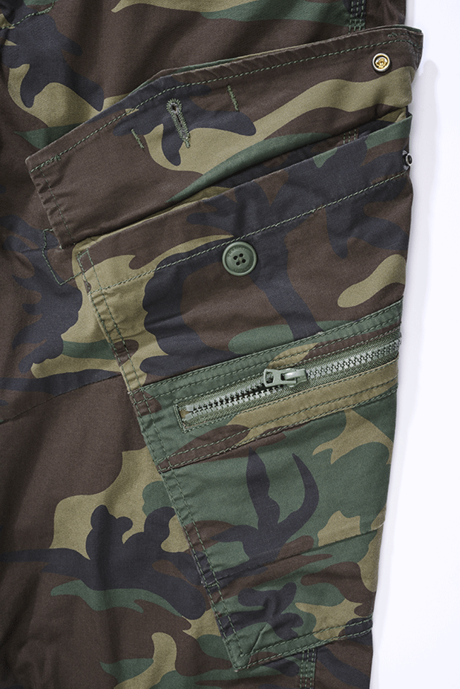 Brandit Adven Slim Fit nohavice, woodland