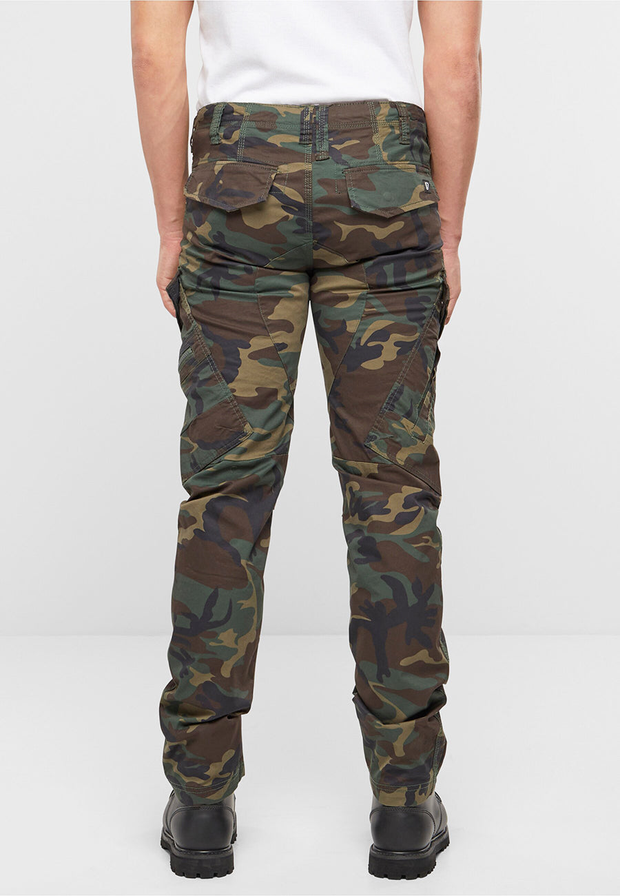 Brandit Adven Slim Fit nohavice, woodland