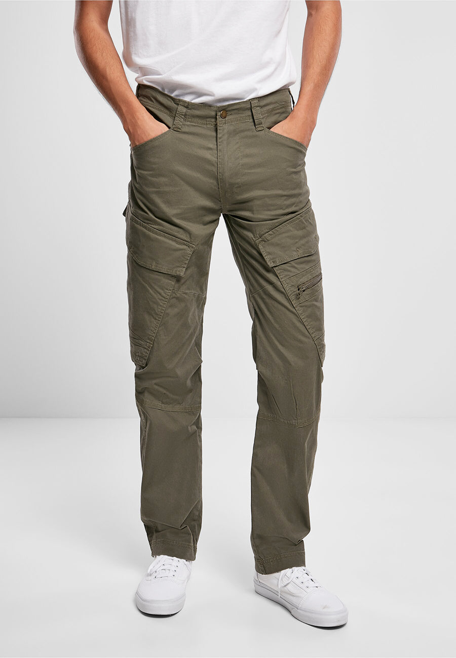 Brandit Adven nohavice slim fit, olivové