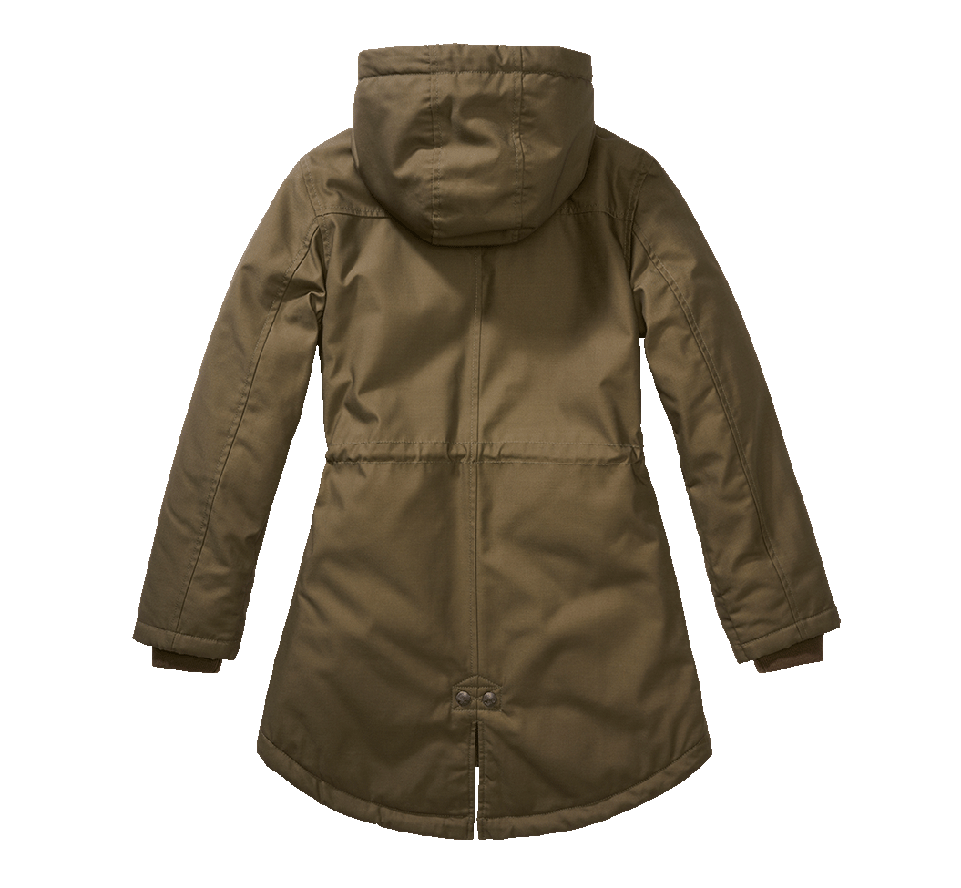 Brandit Marsh Lake dámska parka zimná bunda s kapucňou, olivová