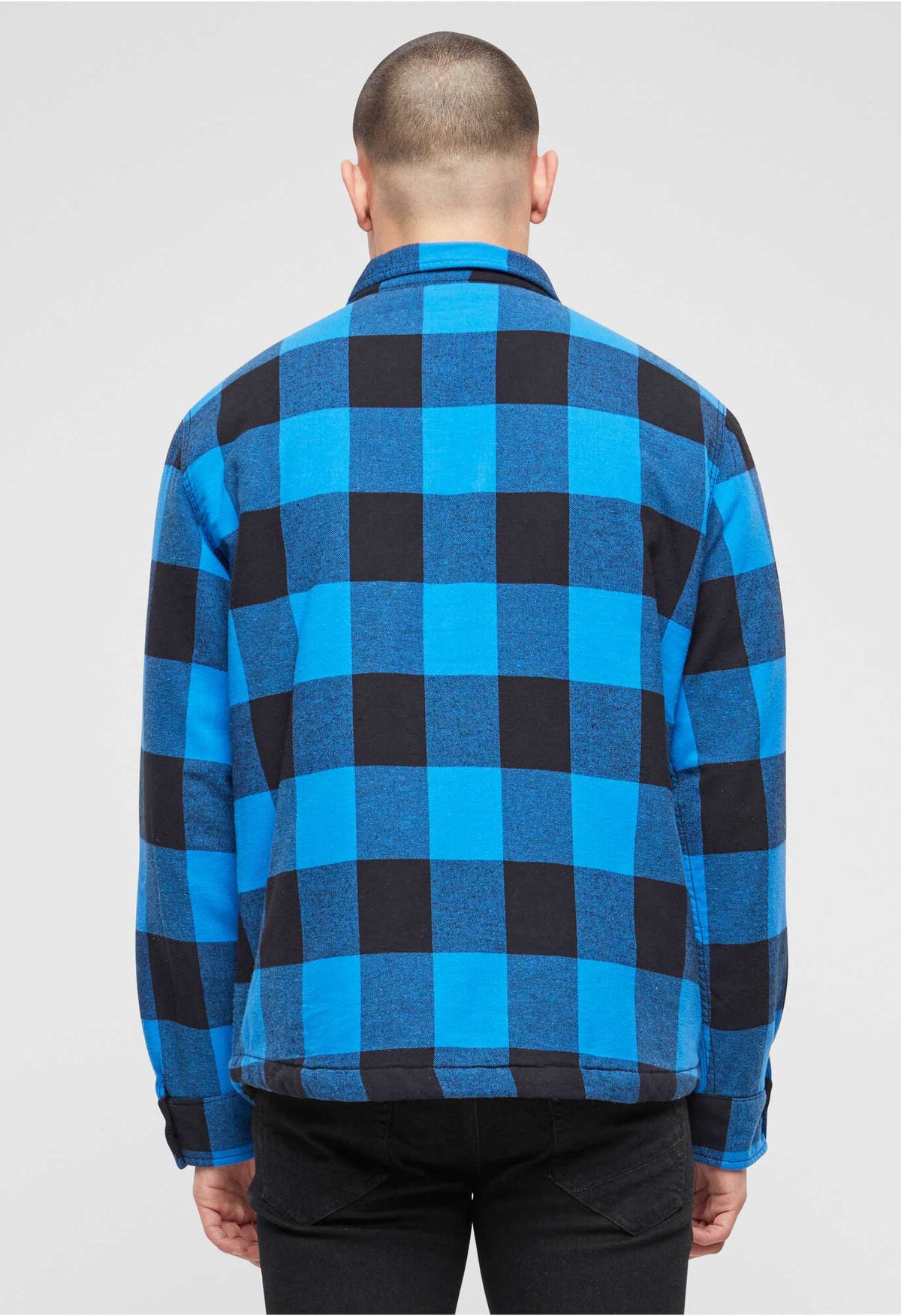 Brandit Lumber bunda, čierna+modrá