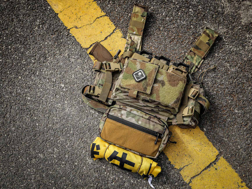 Emersongear Micro Fight Chissis MK3 Chest риг 500D, сива
