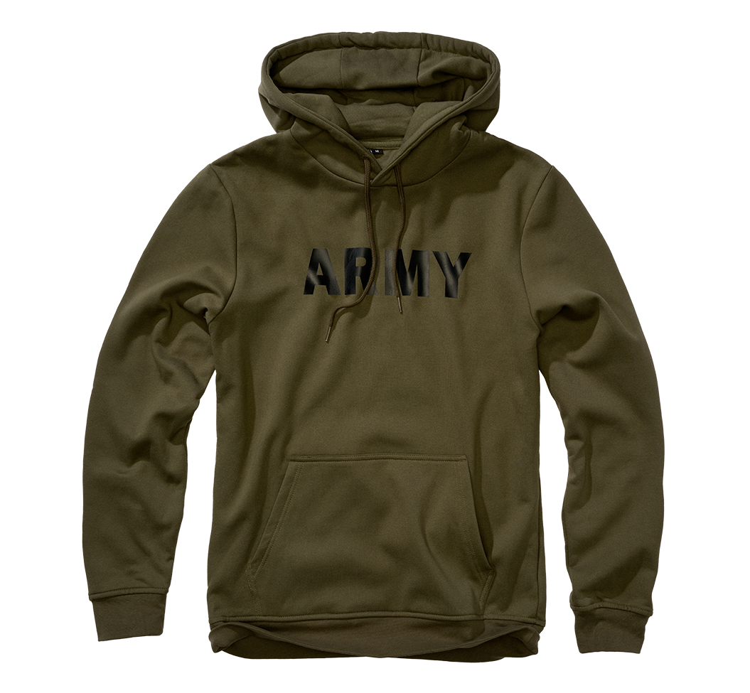 Brandit Army mikina s kapucňou, olivová