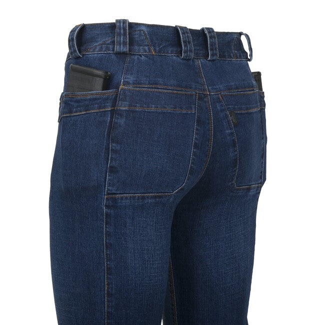 Helikon-Tex COVERT тактически панталон Дънка Mid, Vintage Worn синьо