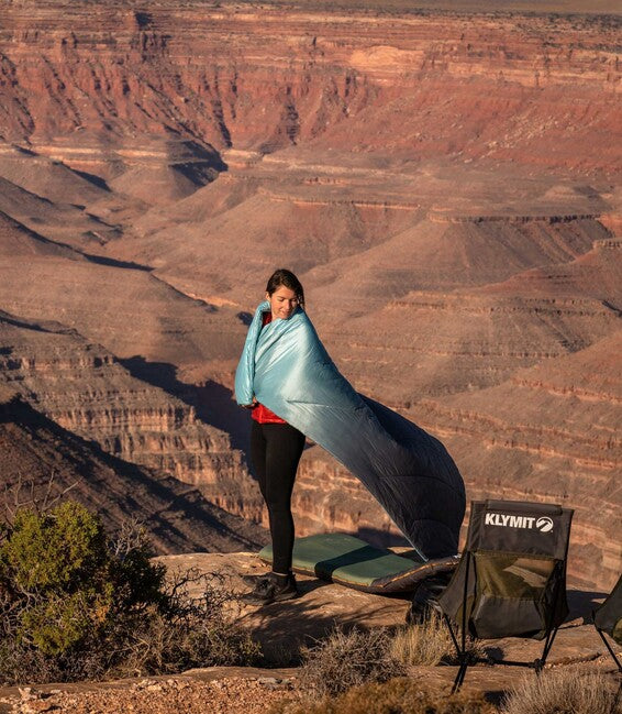 Klymit Horizon одеяло за спане, синьо