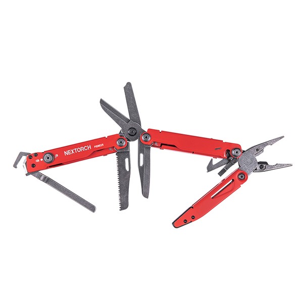 NexTorch® Pioneer MT20RE мултифункционално орудие спасителен edition, червена