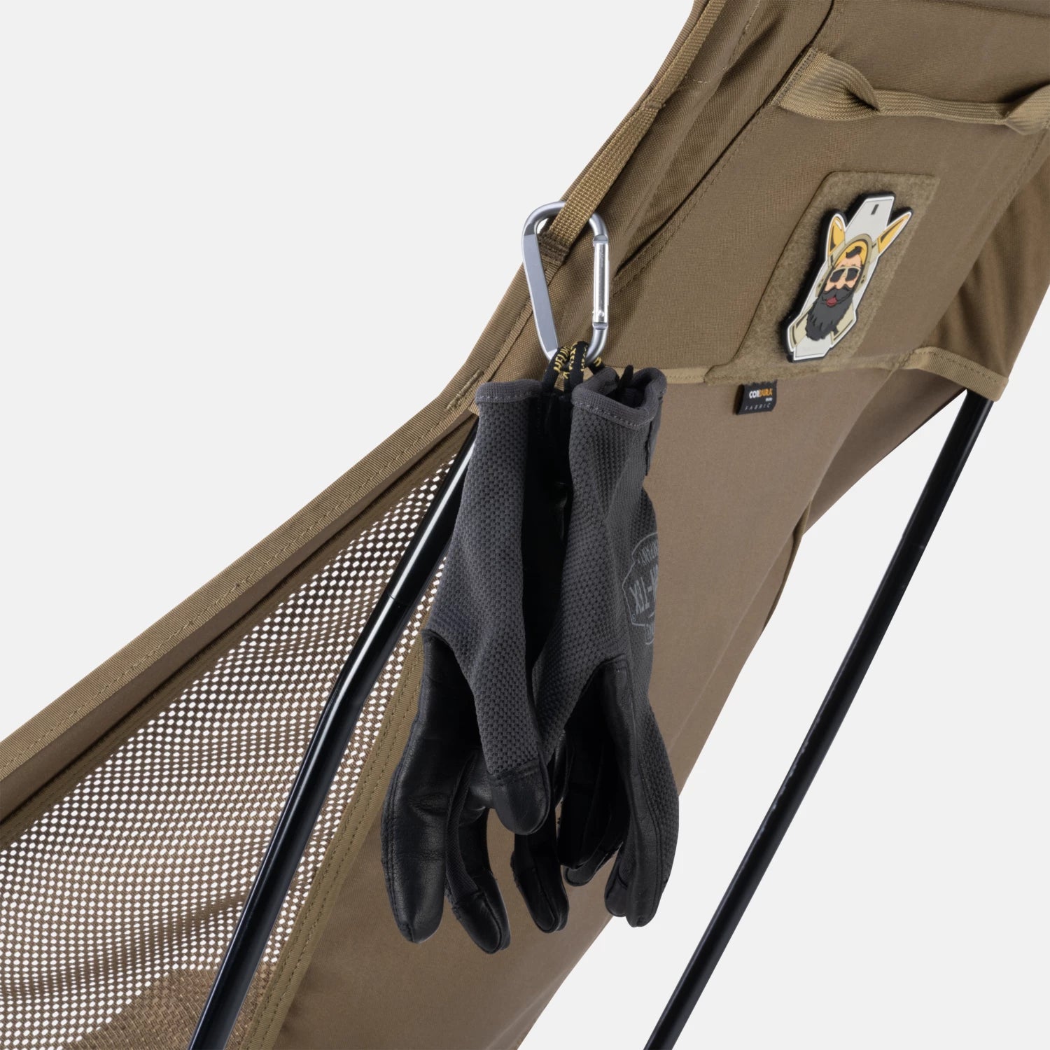 Helikon-Tex TRAVELER ľahká veľká skladacia stolička, US Woodland – detail 9