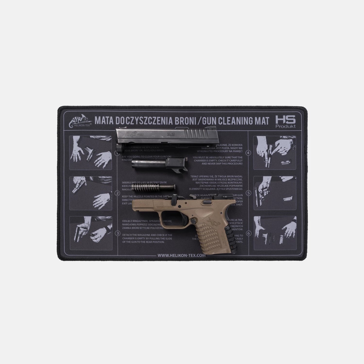 Helikon-Tex Gun podložka 40x25 cm, čierna – detail 1