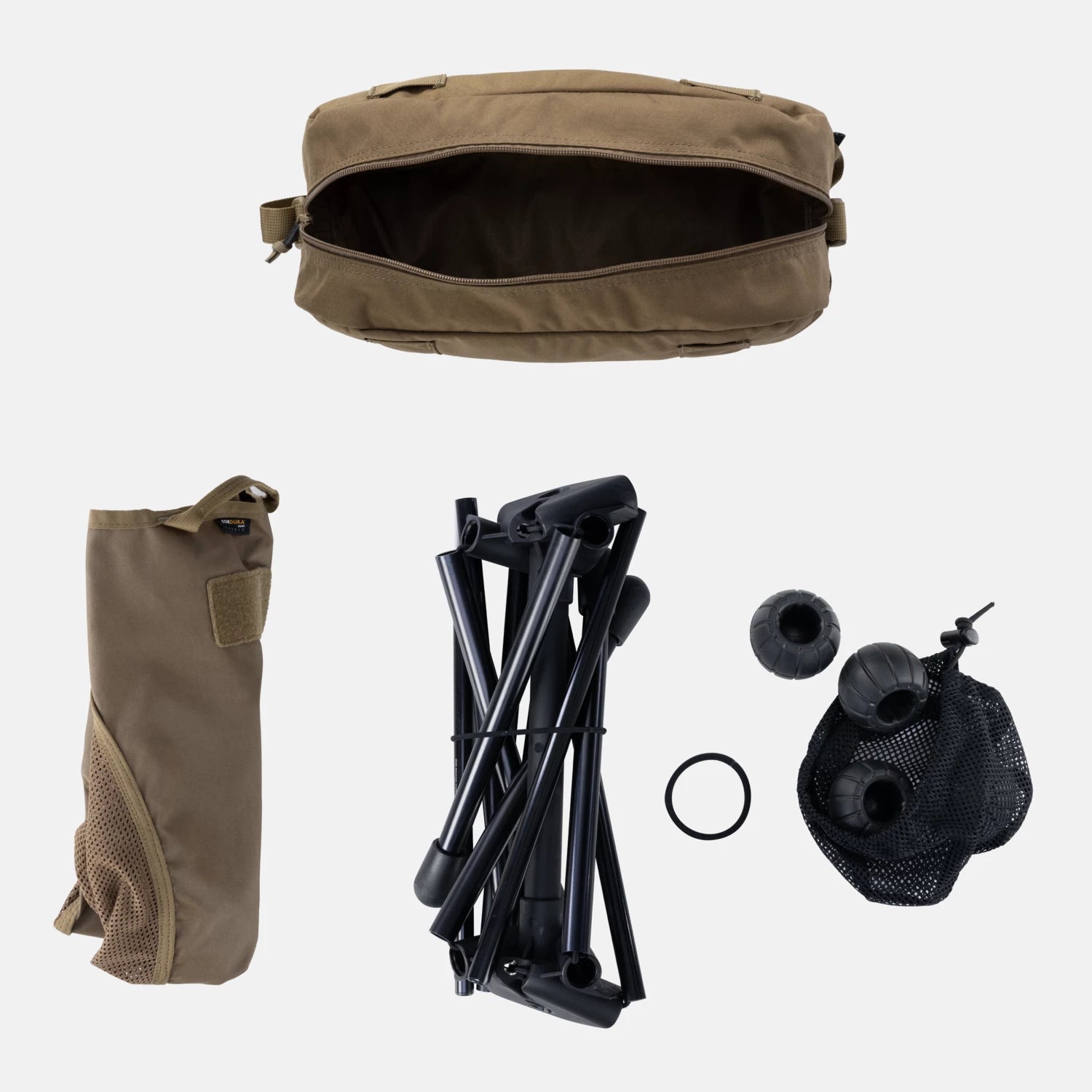 Helikon-Tex TRAVELER ľahká skladacia stolička, MultiCam – detail 1