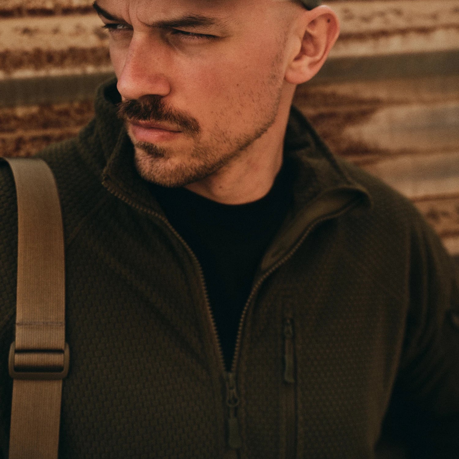Helikon-Tex Alpha Tactical flisová bunda, olivová – v použití 2