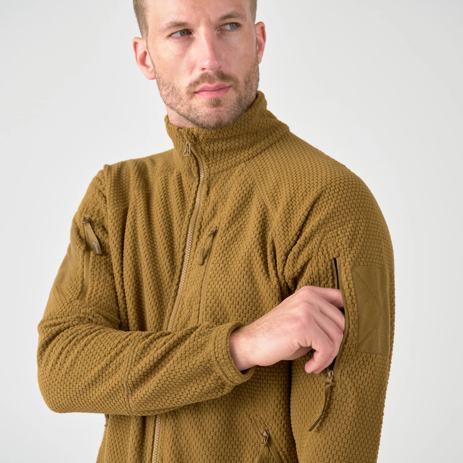 Helikon-Tex Alpha Tactical flisová bunda, navy blue – detail 4