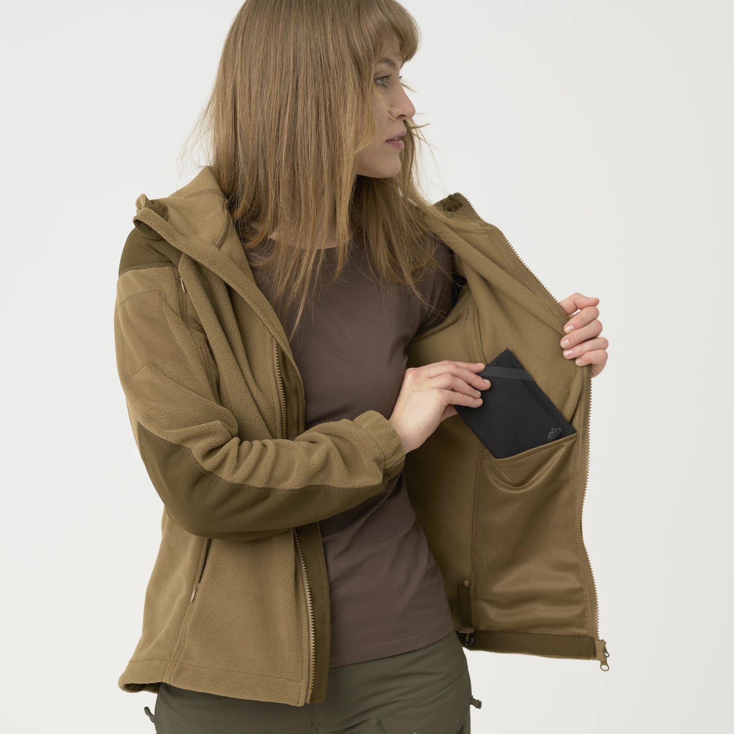Helikon-Tex CUMULUS mikina dámska Heavy Fleece, Shadow Grey – detail 8