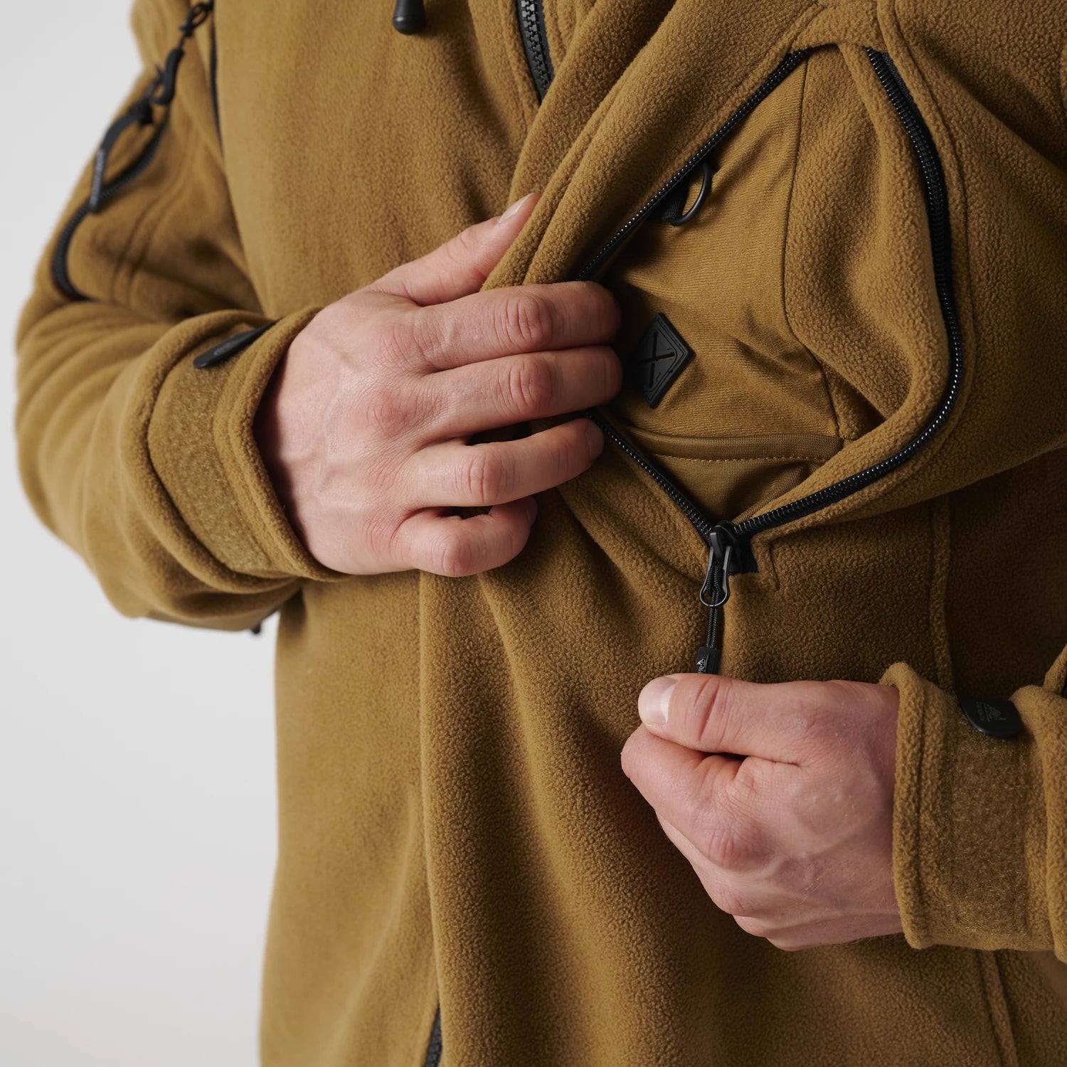 Helikon-Tex Patriot bunda flísová, coyote – detail 4