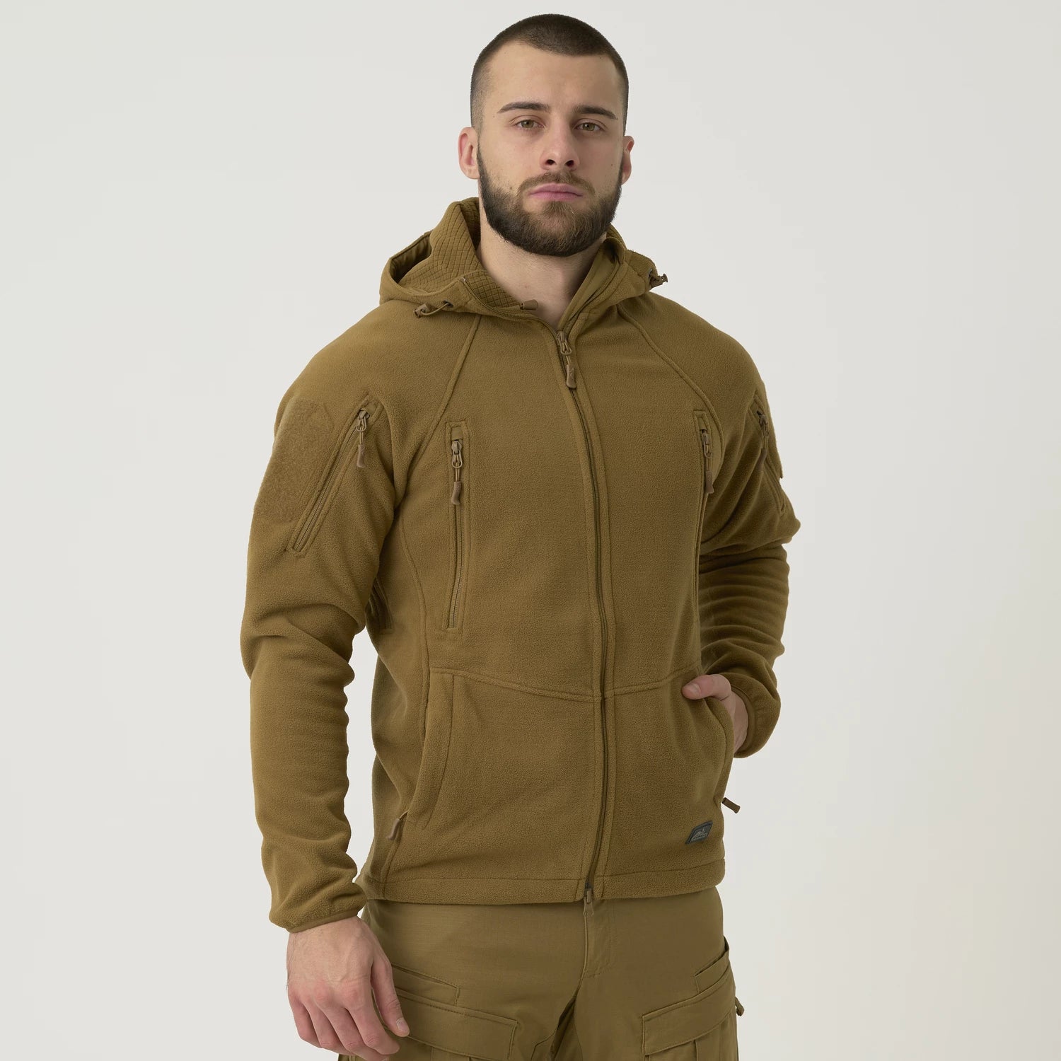 Helikon-Tex Patriot Mk 2 Hybrid Fleece mikina, Tiger Stripe – detail 3