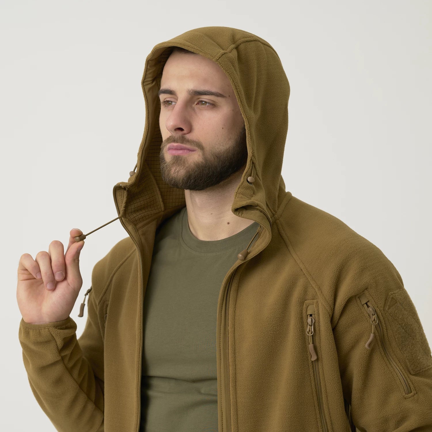 Helikon-Tex Patriot Mk 2 Hybrid Fleece mikina, Tiger Stripe – detail 4