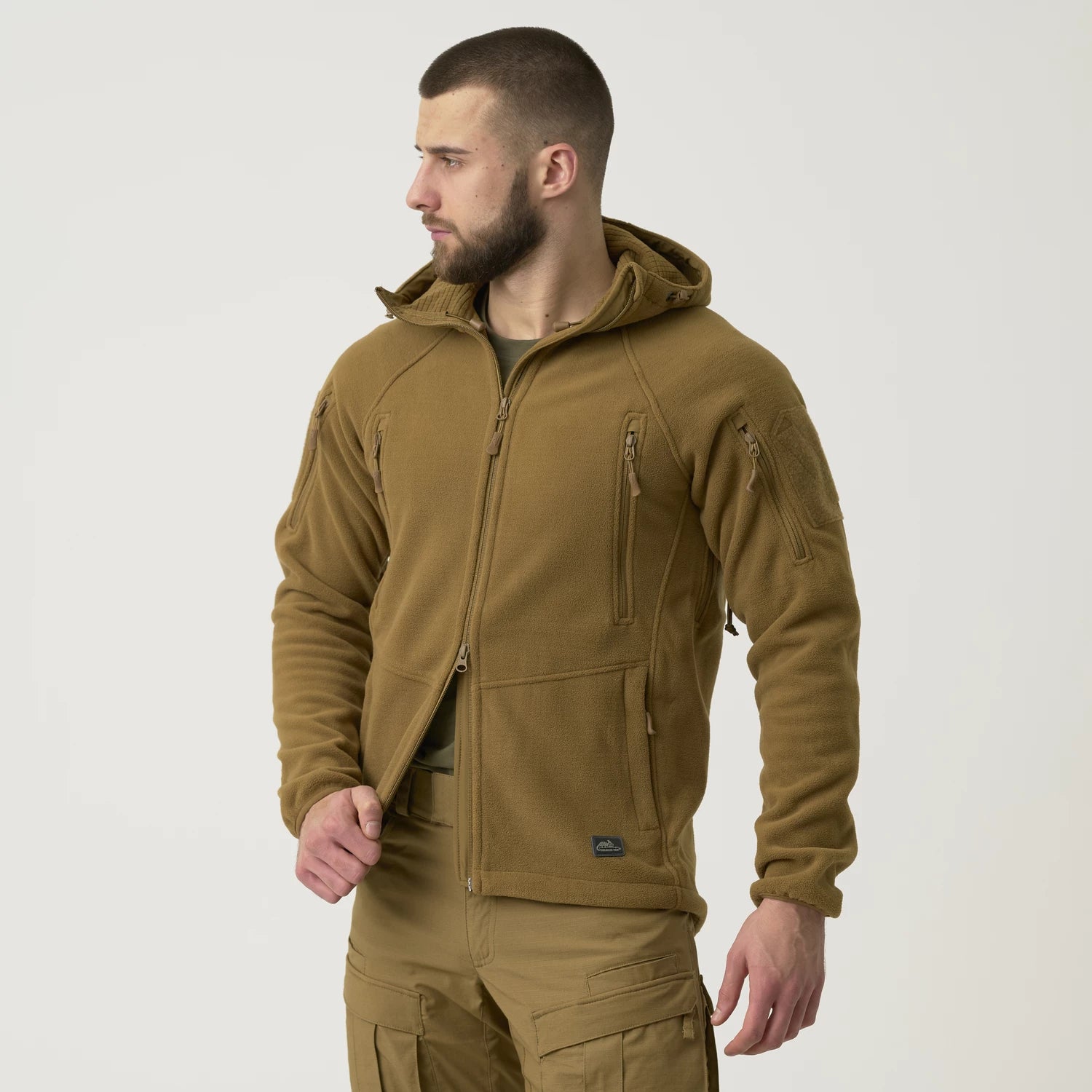 Helikon-Tex Patriot Mk 2 mikina Hybrid Fleece, Olive Green – detail 8