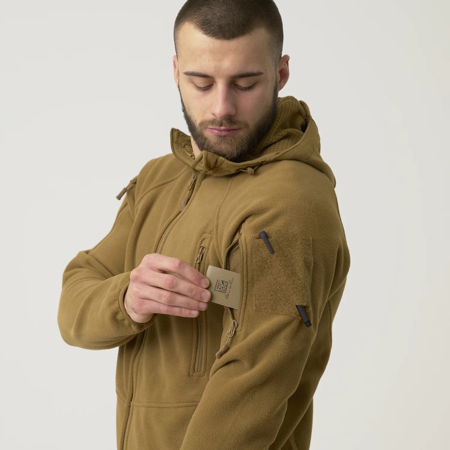 Helikon-Tex Patriot Mk 2 Hybrid Fleece mikina, Tiger Stripe – detail 9