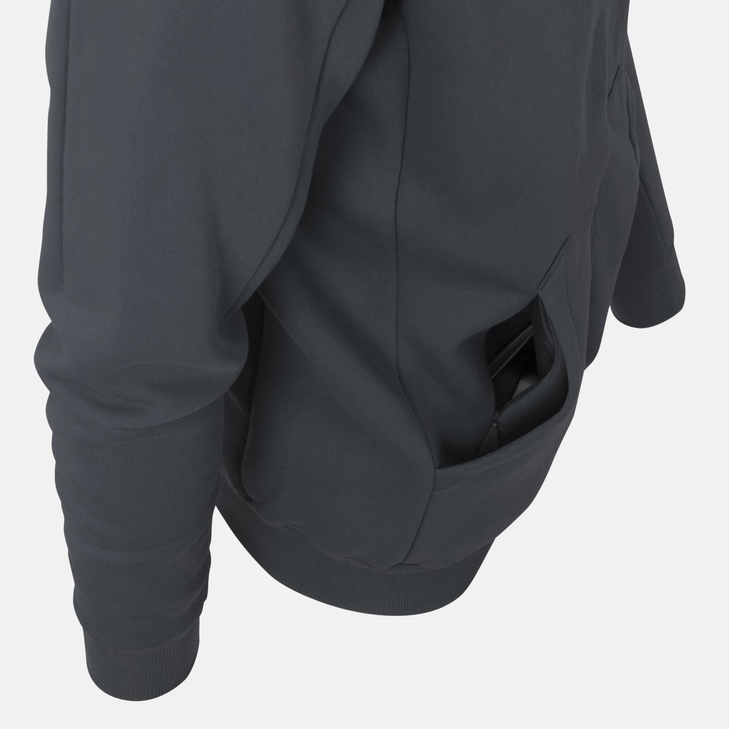 Helikon-Tex mestská mikina taktická FullZip, Green – detail 2