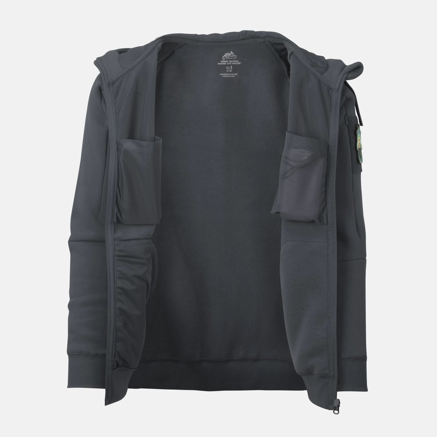 Helikon-Tex mestská mikina taktická FullZip, Green – detail 4