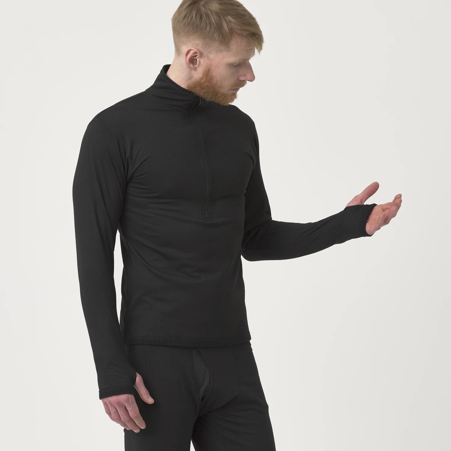 Helikon-Tex US LVL 2 spodné prádlo tričko, Black – detail 3