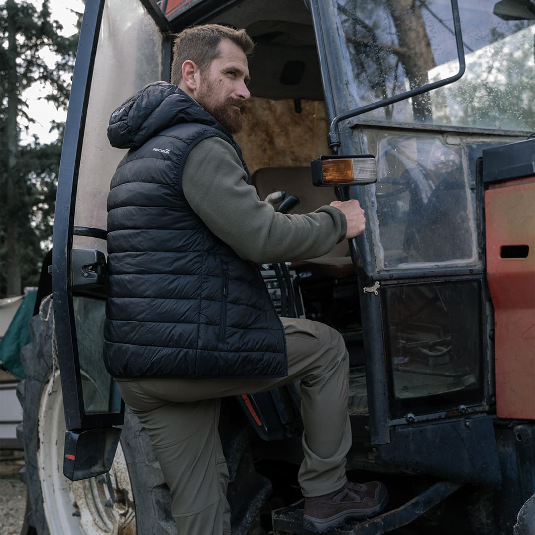 Pentagon Aurora moški telovnik, black