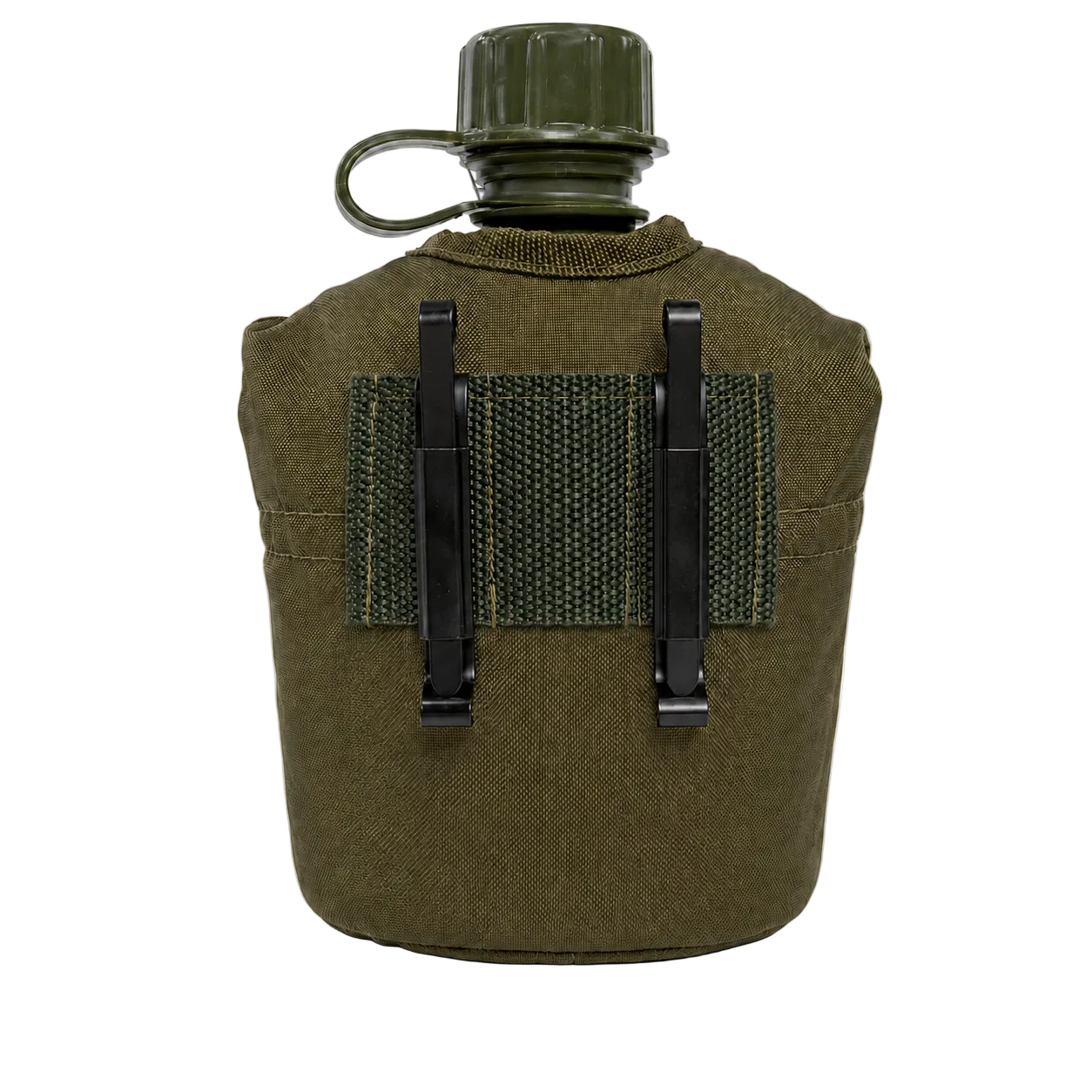 Полева манерка Dragowa Tactical с алуминиева купа 1L, зелена