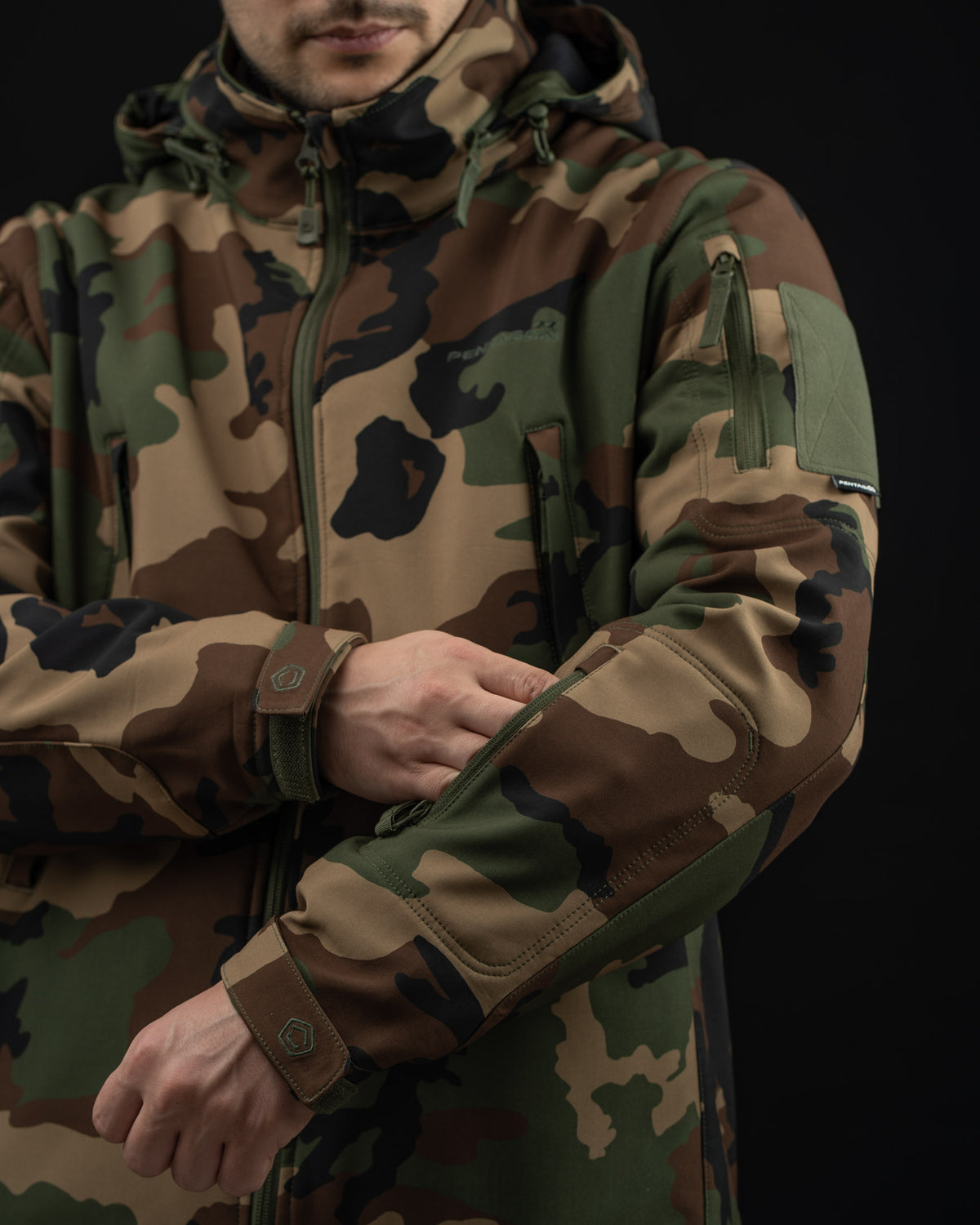 Pentagon Artaxes moška jakna, Woodland