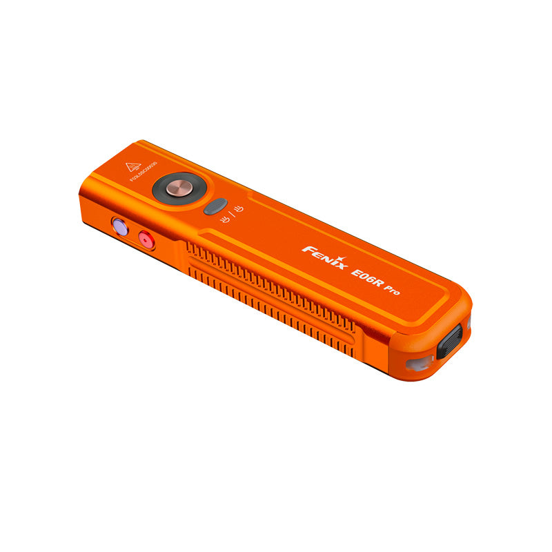 Fenix E06R PRO nabíjateľná EDC baterka, oranžová