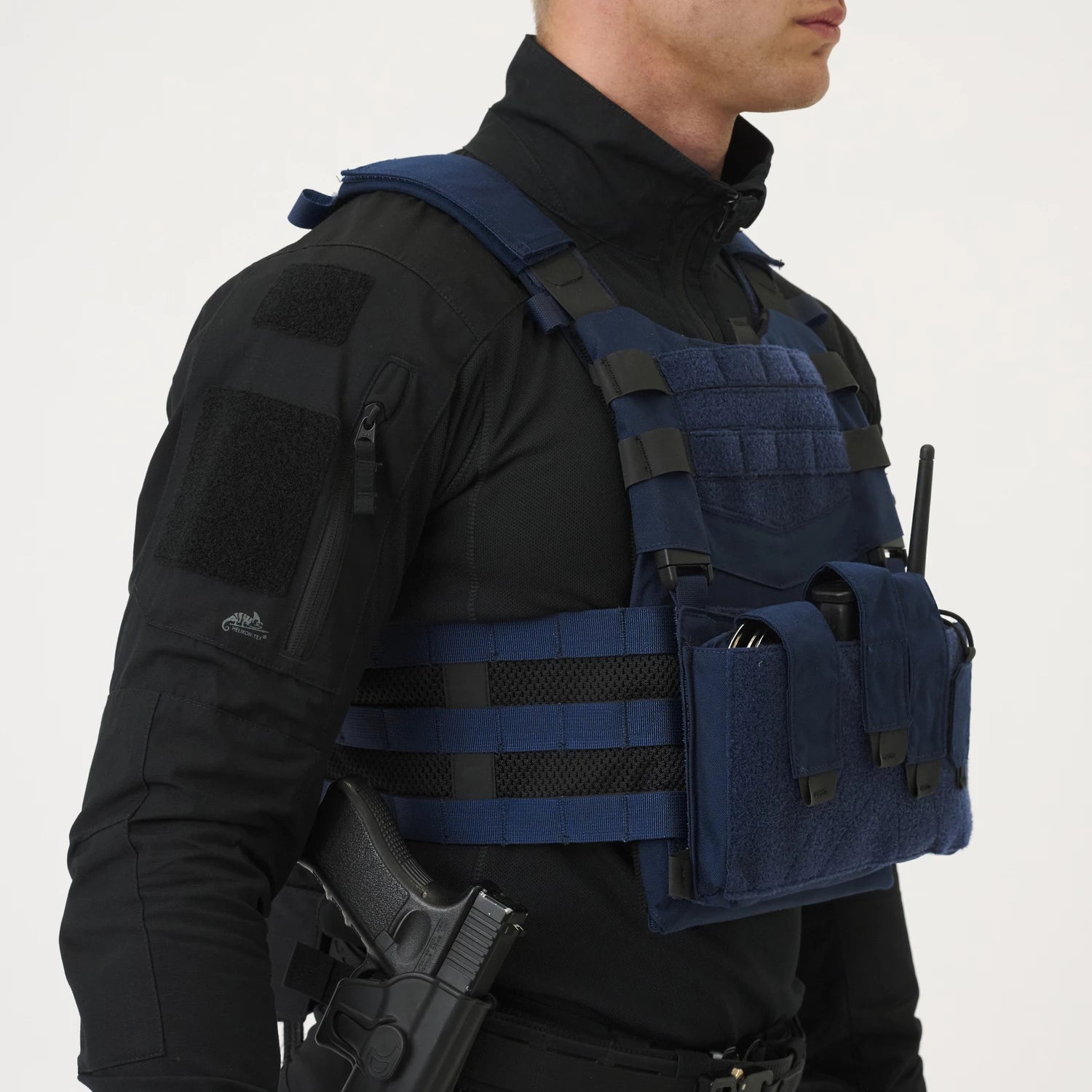 Helikon-Tex Law Enforcement prídavná predná platforma so sumkami, čierna – detail 5