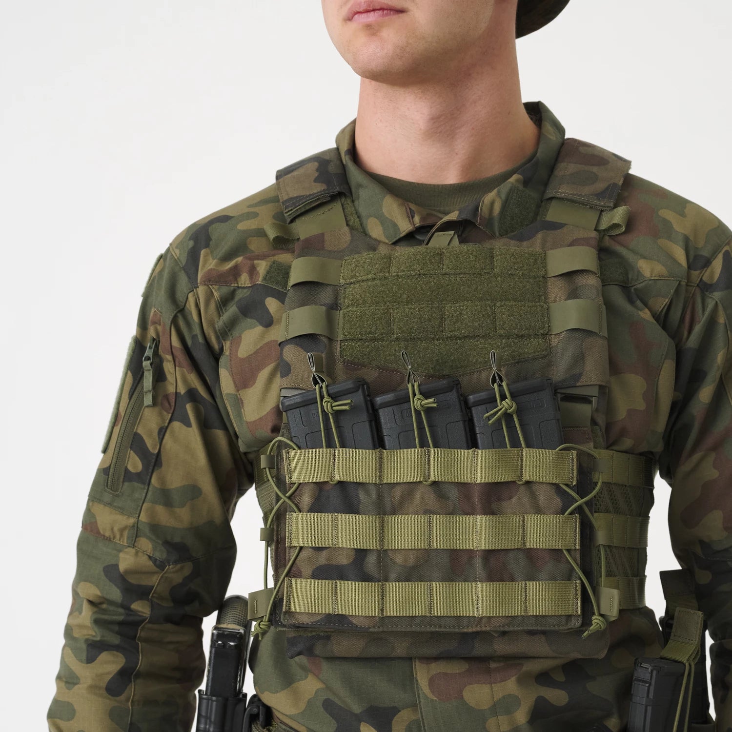 Helikon-Tex Guardian Military Set nosič plátov, Olive Green – detail 4