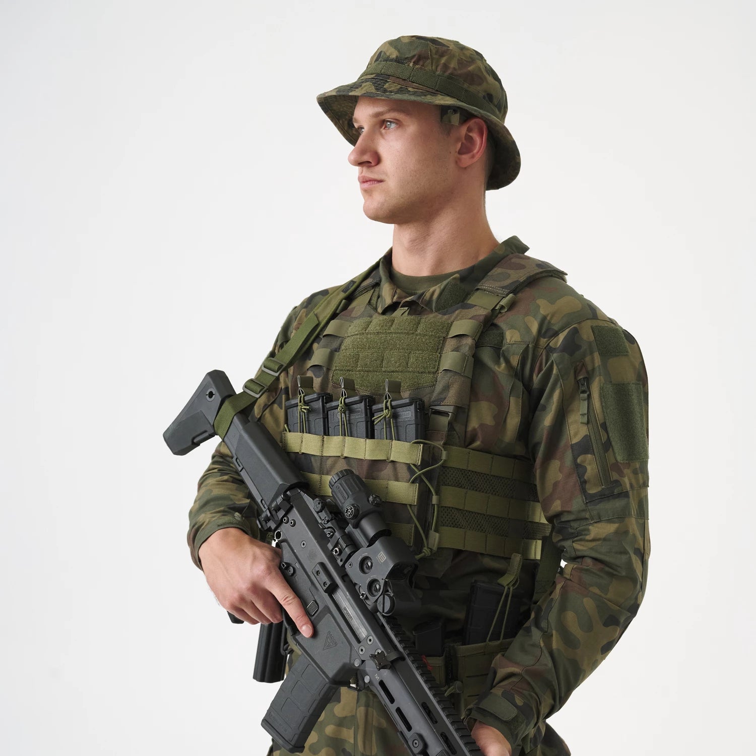 Helikon-Tex Guardian Military Set nosič plátov, Olive Green – detail 8