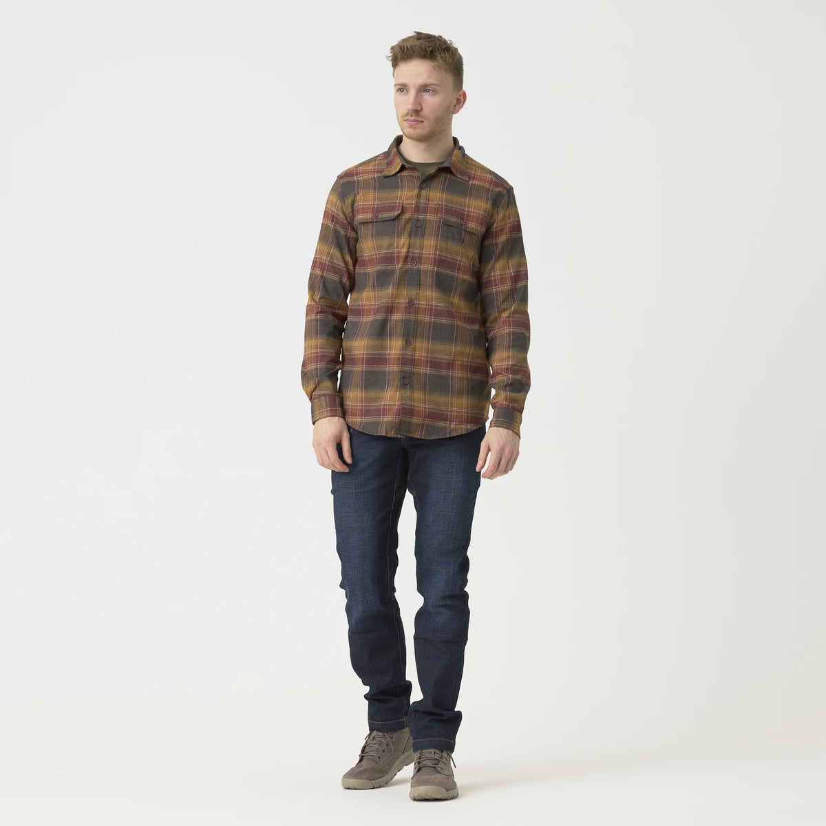Helikon-Tex GreyMan košeľa Amber Plaid – detail 1