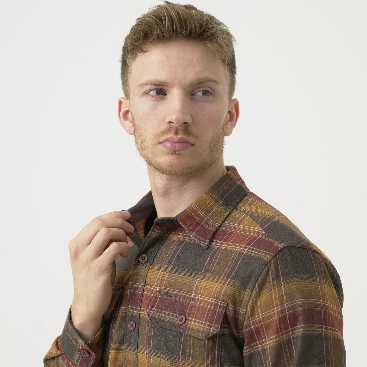 Helikon-Tex GreyMan košeľa Amber Plaid – detail 3