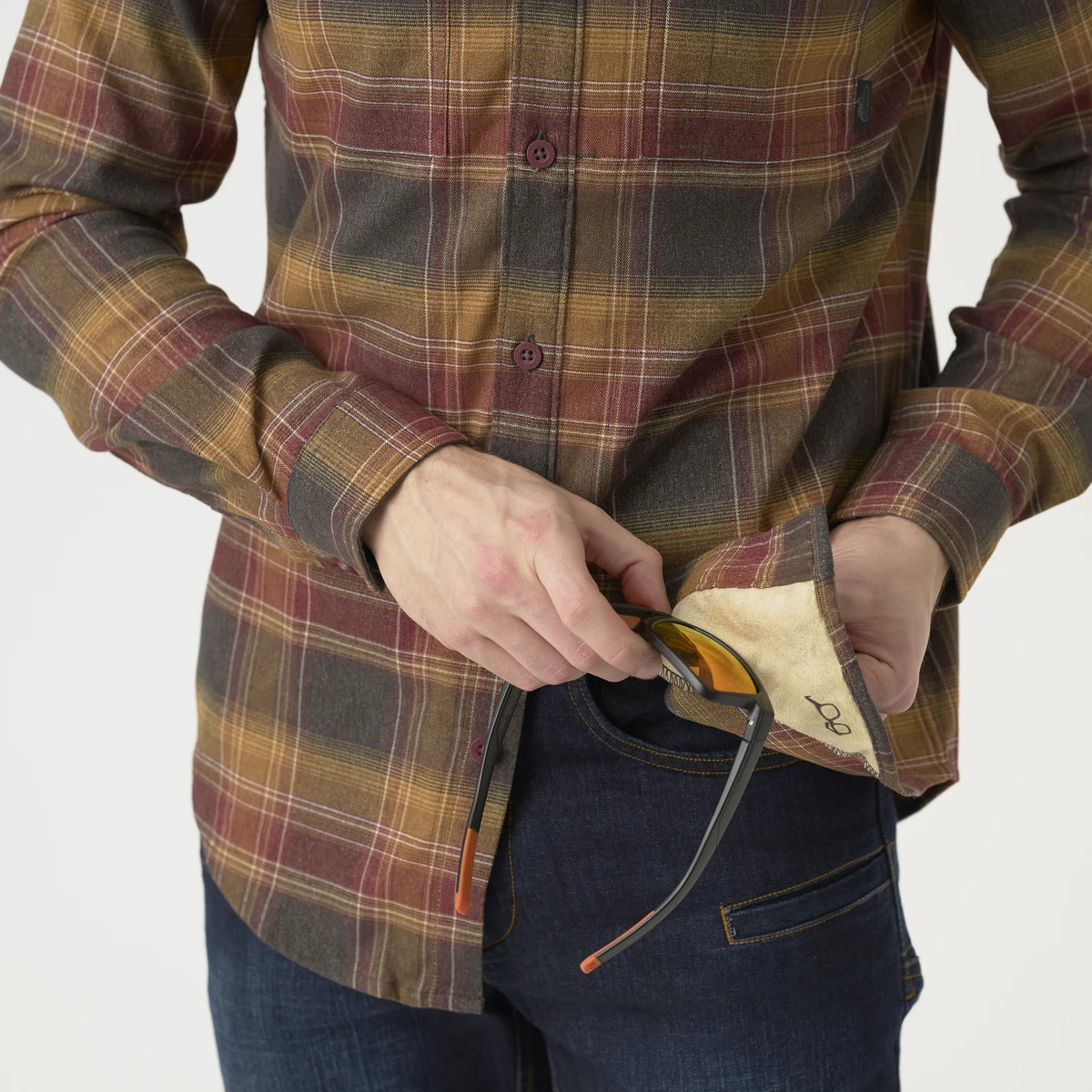 Helikon-Tex GreyMan košeľa Amber Plaid – detail 8