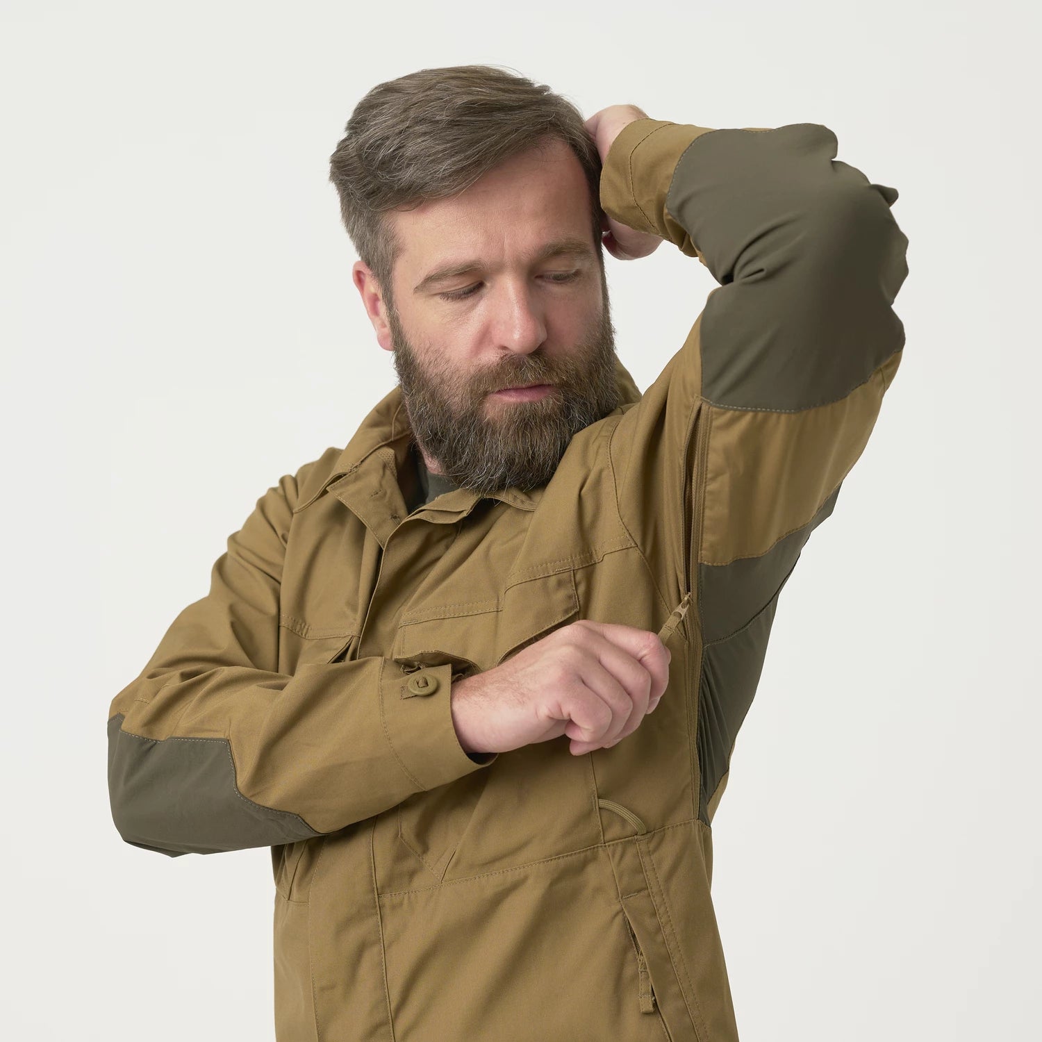Helikon-Tex WOODSMAN košeľa Taiga Green / Black – detail 3