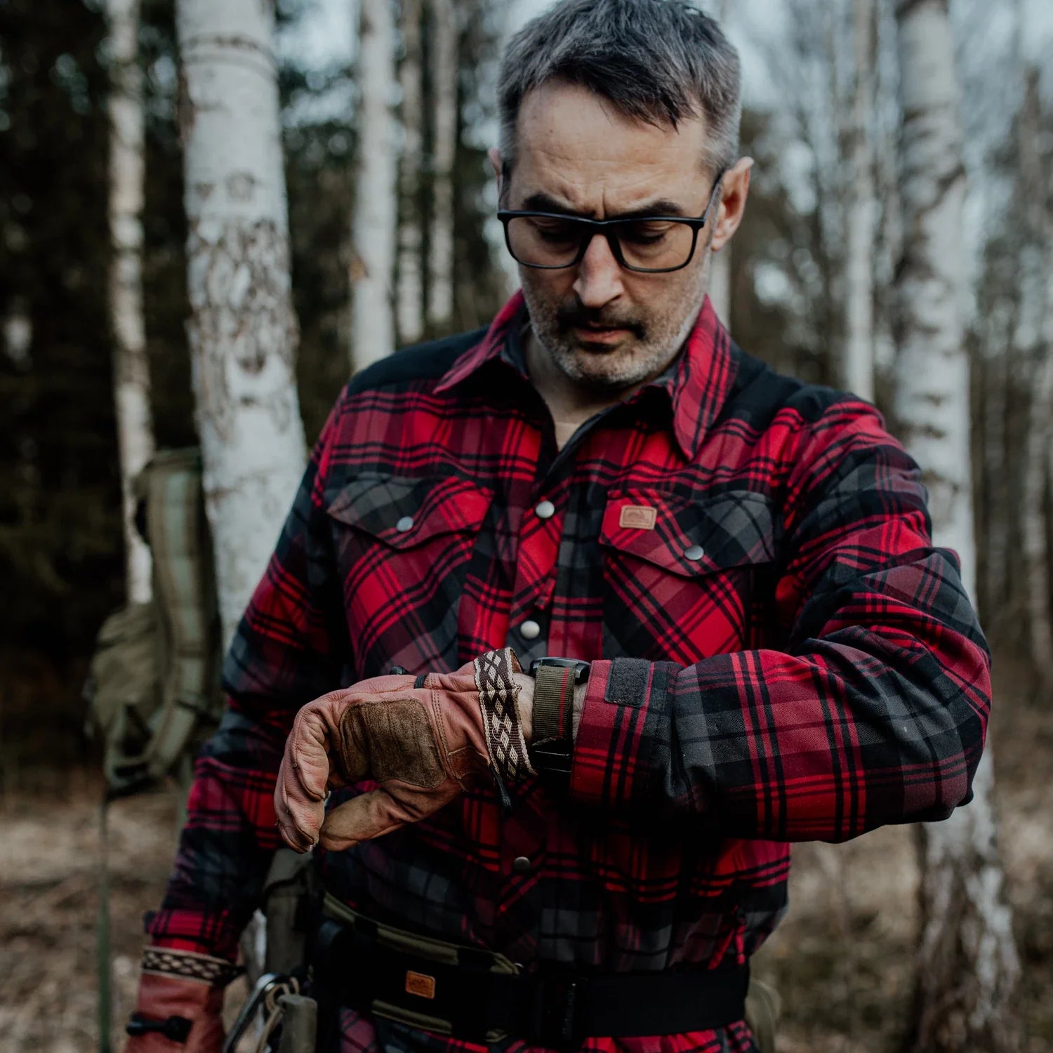 Helikon-Tex Warden zimná košeľa, Slate Moorland Plaid