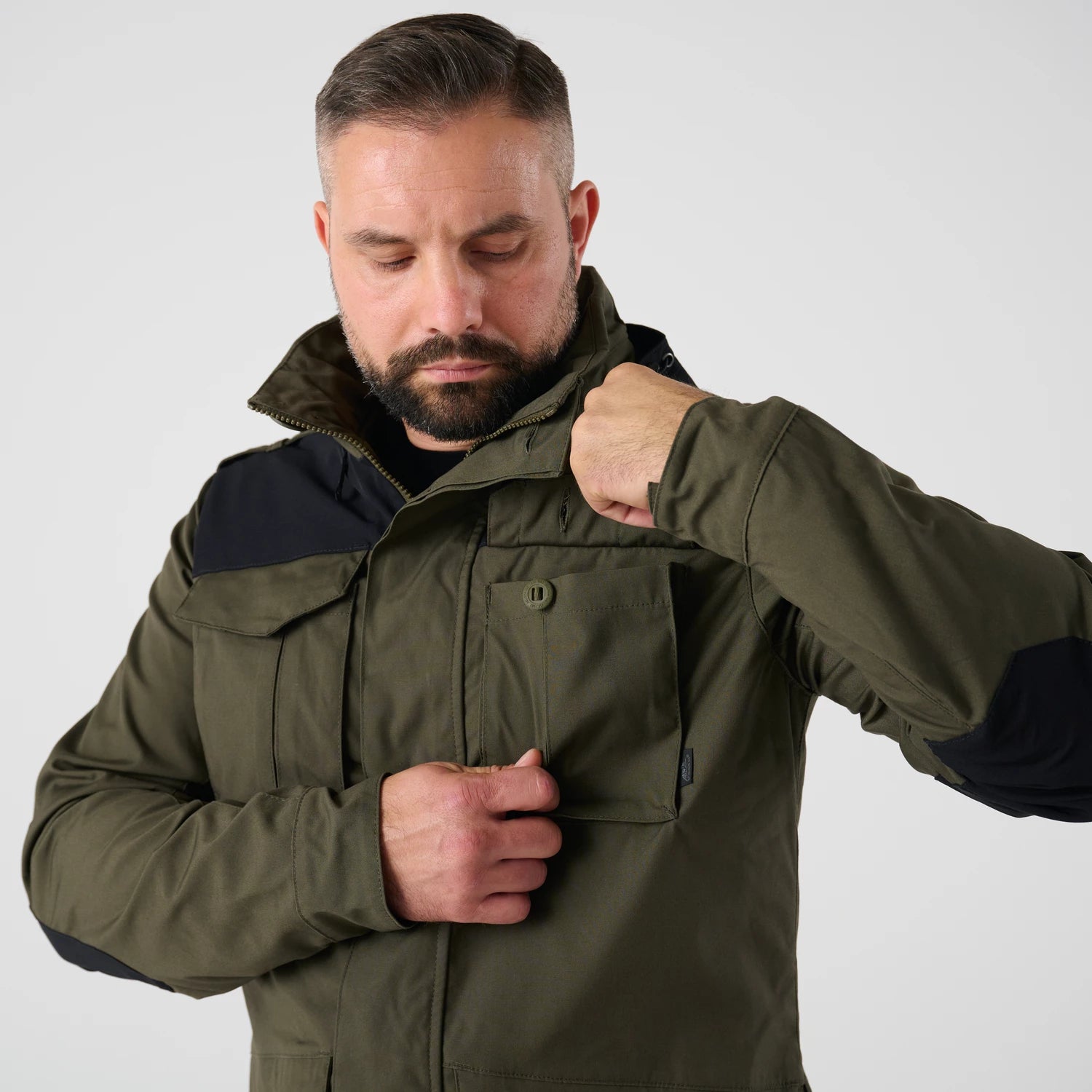 Helikon-Tex COVERT M-65 bunda JACKET, čierna – detail 1
