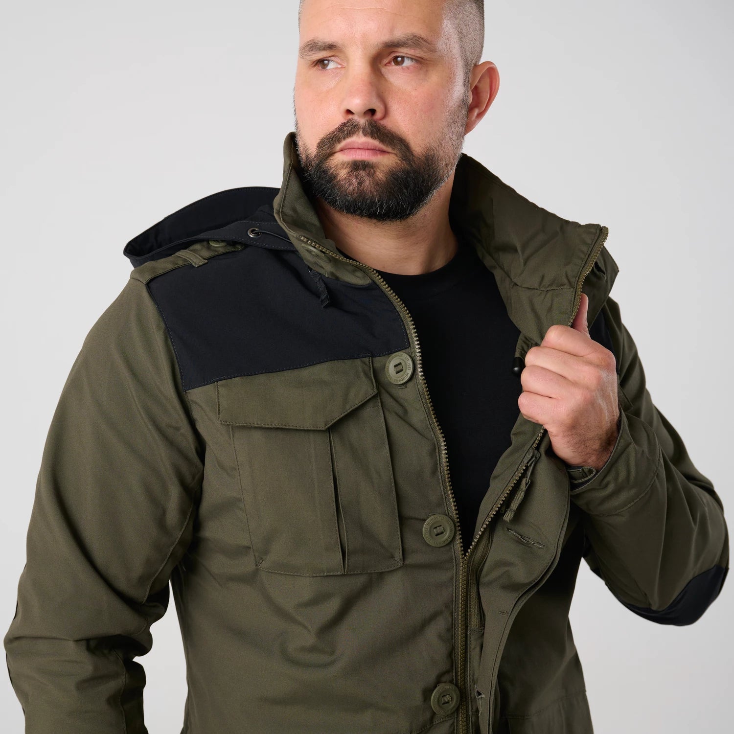 Helikon-Tex COVERT M-65 kabát JACKET, ash grey – detail 6