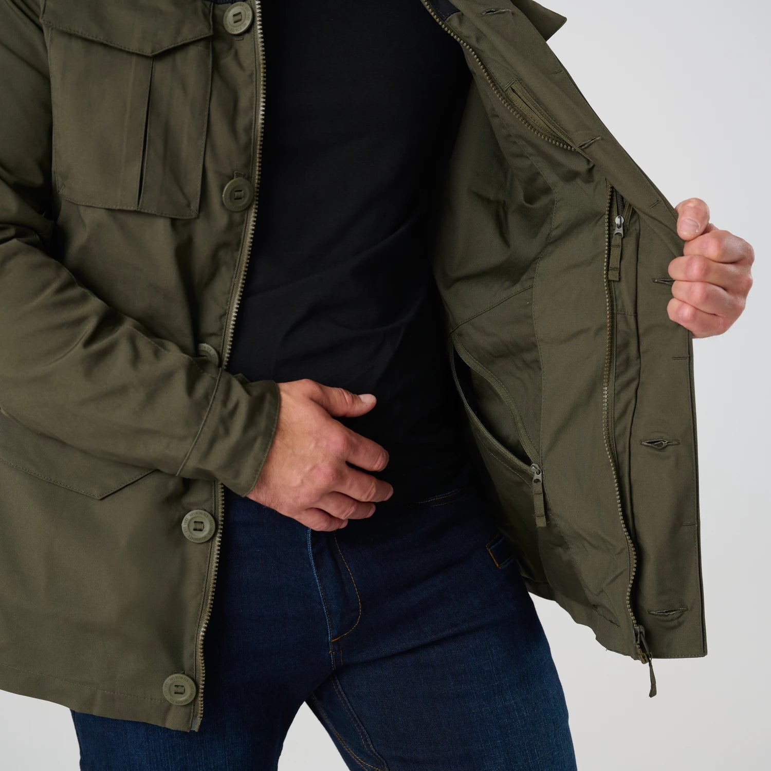 Helikon-Tex COVERT M-65 kabát JACKET, ash grey – detail 7