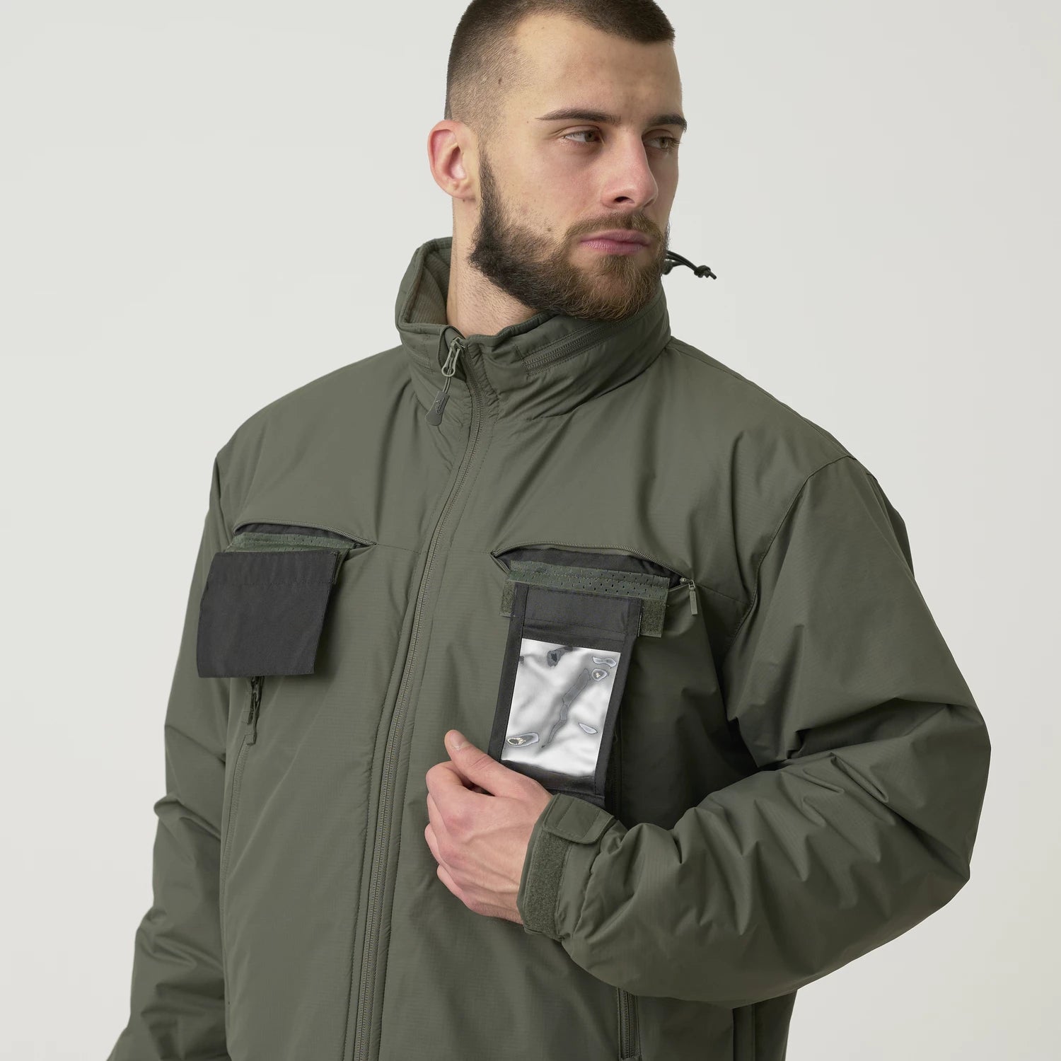 Helikon-Tex HUSKY Tactical bunda, čierna – detail 2
