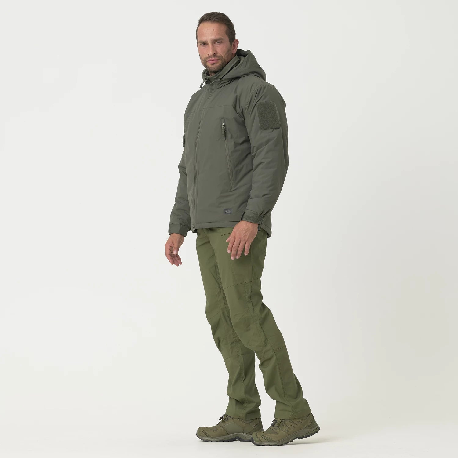 Helikon-Tex LEVEL 7 ľahká zimná bunda Climashield Apex 100g, Alpha Green – detail 1