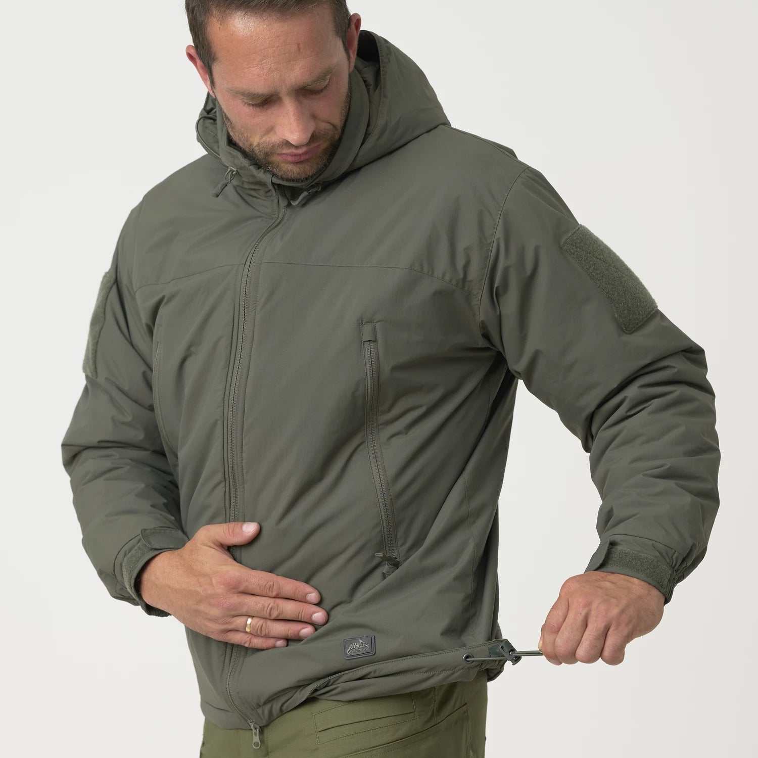 Helikon-Tex LEVEL 7 ľahká zimná bunda Climashield Apex 100g, Alpha Green – detail 3